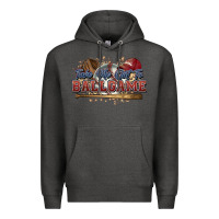 Charcoal Heather Take me out to ball game baseball Premium Hoodie - HowdyJamesFarm