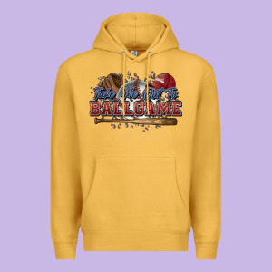 Take Me Out To Ball Game Baseball Premium Hoodie Designed By Howdyjamesfarm