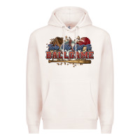 Pale Pink Take me out to ball game baseball Premium Hoodie - HowdyJamesFarm