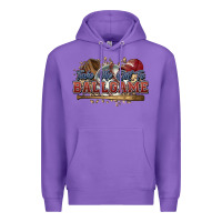 Purple Take me out to ball game baseball Premium Hoodie - HowdyJamesFarm