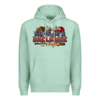 Seafoam Take me out to ball game baseball Premium Hoodie - HowdyJamesFarm