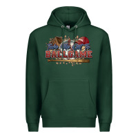 Sports Green Take me out to ball game baseball Premium Hoodie - HowdyJamesFarm