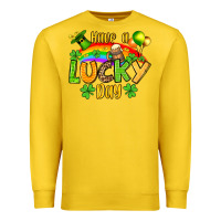 Lemon St. Patrick's Have a lucky day Premium Sweatshirt - OliviaCreatesArt