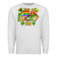 Oatmeal Heather St. Patrick's Have a lucky day Premium Sweatshirt - OliviaCreatesArt