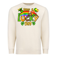 Sandshell St. Patrick's Have a lucky day Premium Sweatshirt - OliviaCreatesArt