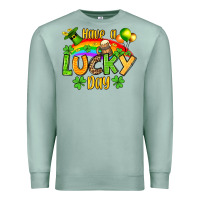 Seafoam St. Patrick's Have a lucky day Premium Sweatshirt - OliviaCreatesArt