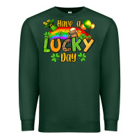 Sports Green St. Patrick's Have a lucky day Premium Sweatshirt - OliviaCreatesArt