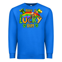 True Royal St. Patrick's Have a lucky day Premium Sweatshirt - OliviaCreatesArt