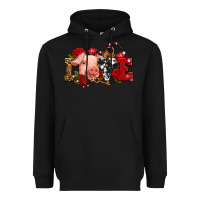 Black love with pig olivia Heavyweight Hoodie - OliviaCreatesArt