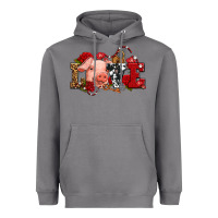 Storm love with pig olivia Heavyweight Hoodie - OliviaCreatesArt