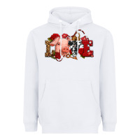 White love with pig olivia Heavyweight Hoodie - OliviaCreatesArt