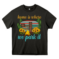 Asphalt home is where we park it Heavy Core Tee - Artiststas