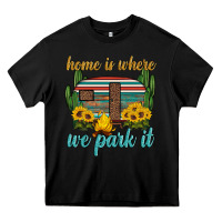 Black home is where we park it Heavy Core Tee - Artiststas