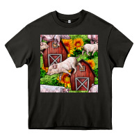 Asphalt Mama And Baby Pig Heavy Core Tee - BundleAndBundleShop