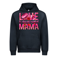 Navy Love is Being Called Mama Urban Hoodie - CowhideDigitalArt
