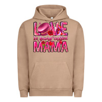 Pigment Burro Love is Being Called Mama Urban Hoodie - CowhideDigitalArt