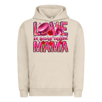 Pigment French Oak Love is Being Called Mama Urban Hoodie - CowhideDigitalArt