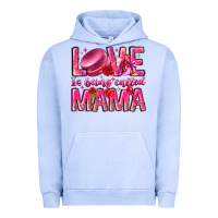 Pigment Grape Ice Love is Being Called Mama Urban Hoodie - CowhideDigitalArt