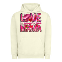 Pigment Pistachio Love is Being Called Mama Urban Hoodie - CowhideDigitalArt