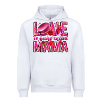 White Love is Being Called Mama Urban Hoodie - CowhideDigitalArt