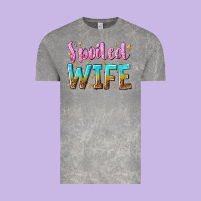 Spoiled Wife Vintage Tee Designed By Nancycooperartshop