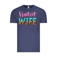 Vintage Denim spoiled wife Vintage Tee - NancyCooperArtShop