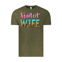 Vintage Olive spoiled wife Vintage Tee - NancyCooperArtShop
