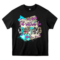 Black i d rather be crafting Heavy Core Tee - AdoDesignShop