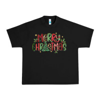 Black merry christmas Urban Heavy Tee - MaliasSmallBusiness