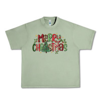 Oil Green merry christmas Urban Heavy Tee - MaliasSmallBusiness