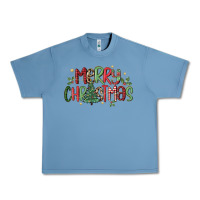 Pebble Blue merry christmas Urban Heavy Tee - MaliasSmallBusiness
