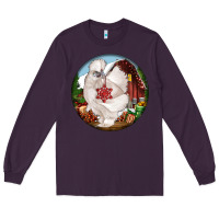 Plum silkie chicken christmas Long Sleeve Tee - LillyAllenDesigns