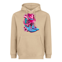Mushroom valentine cowboy boots and hat olivia Heavyweight Hoodie - OliviaCreatesArt