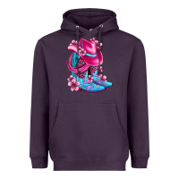 Plum valentine cowboy boots and hat olivia Heavyweight Hoodie - OliviaCreatesArt