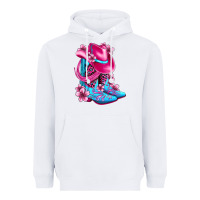 White valentine cowboy boots and hat olivia Heavyweight Hoodie - OliviaCreatesArt
