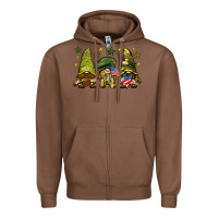 Chestnut Army Gnomes 4th of july Zipper Hoodie - HowdyJamesFarm