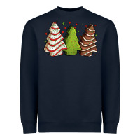 Navy Christmas cakes Heavyweight Sweatshirt - Jasminsmagicworld