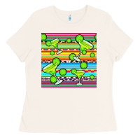 Bone margarita serape seamless pattern Ladies Tee - BundleAndBundleShop