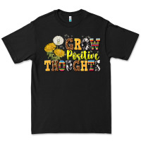Black grow positive thoughts Premium Tee - NancyCooperArtShop