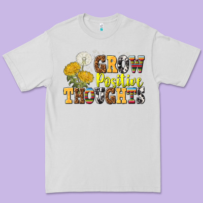 Grow Positive Thoughts Premium Tee Designed By Nancycooperartshop