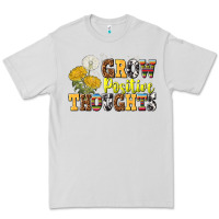 Dove Grey grow positive thoughts Premium Tee - NancyCooperArtShop