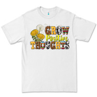 White grow positive thoughts Premium Tee - NancyCooperArtShop