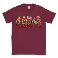 Burgundy christmas calories dont count Classic Tee - MaliasSmallBusiness