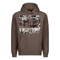 Coffee mama cowhide cowgirl Premium Hoodie - CowGirlArtShop