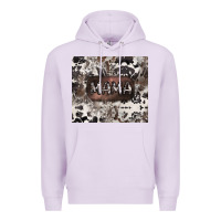 Lilac mama cowhide cowgirl Premium Hoodie - CowGirlArtShop