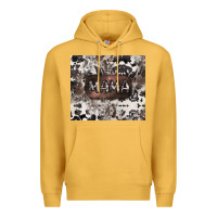 Mustard mama cowhide cowgirl Premium Hoodie - CowGirlArtShop