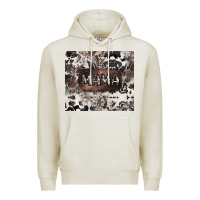 Oatmeal Heather mama cowhide cowgirl Premium Hoodie - CowGirlArtShop