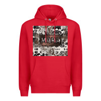 Red mama cowhide cowgirl Premium Hoodie - CowGirlArtShop