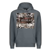 Rock mama cowhide cowgirl Premium Hoodie - CowGirlArtShop