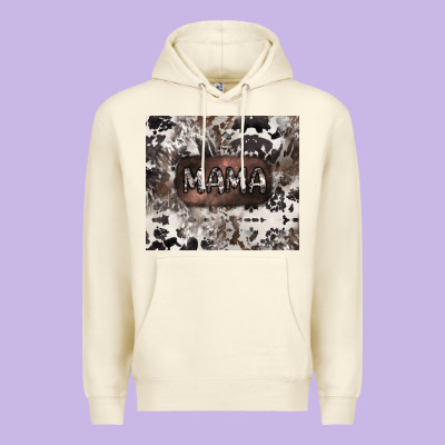 Mama Cowhide Cowgirl Premium Hoodie Designed By Cowgirlartshop